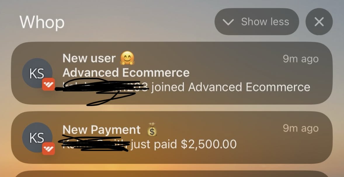 Cash Collected student win 1