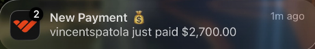 Cash Collected student win 39