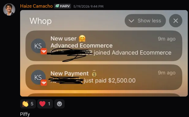Cash Collected student win 46